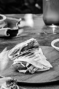 Vegetable Aloo Tikki Wrap