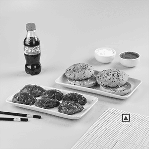 Chk Panfried Momo In HotGarlic 6Pc+Bun Toast 2Pc+1 Coke 250ML