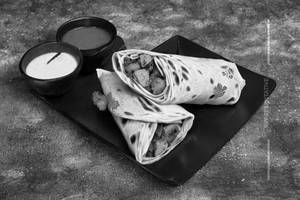 Aloo tikki wrap