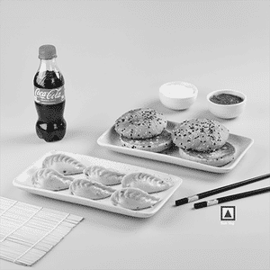 Chicken Kraft Steam Momo 6Pc + Peri Peri Bun Toast 2Pc + 1 Coke 250ML