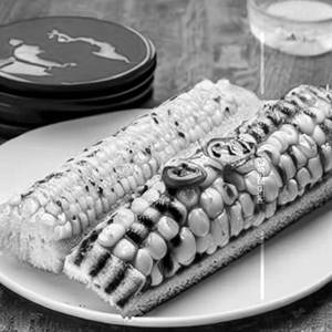 Grilled Corn Spinach Sandwich