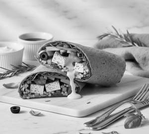 Pepper Paneer Melt Wrap