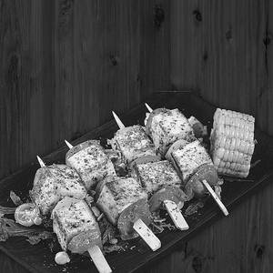 Irish Paneer And Roasted Tomato Skewers