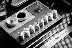 Truffle Mushroom Tempura Sushi(8 Piece)