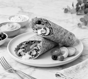 Cheesy Grilled Mushroom Wrap
