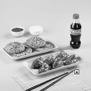 Chk Panfried Momo InSweet Chilly 6P+BunToast 2Pc+1 Coke 250ML