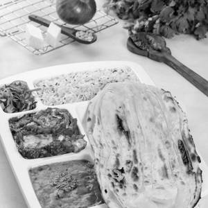 With Kadai Paneer