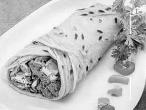Veg Seekh Roll