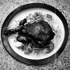 Dry roasted chicken