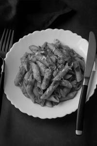 Red sauce pasta