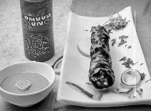 Mushroom Tikka Roll