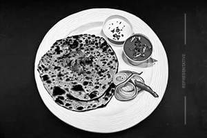 Cheese Chilli Paratha