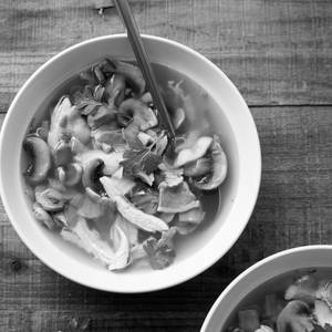 Chicken mushroom soup