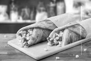 Single egg cheese corn roll