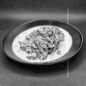 Shredded Chicken In Lemon Garlic Sauce