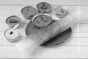 Paneer Onion Plain Dosa