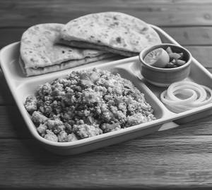Paneer Bhurji with 2 Paratha