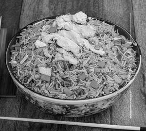 Chicken Triple Fried Rice