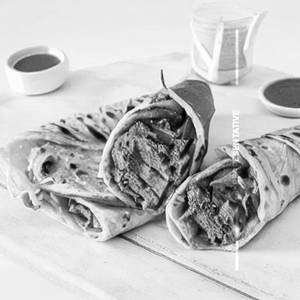 Butter Chaap Tikka Roll