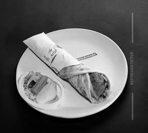 Single egg double chicken roll