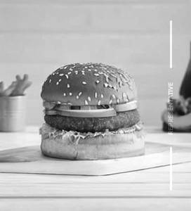 Veg Burger Frence Fries