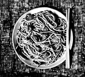 Schezwan Noodles [half]