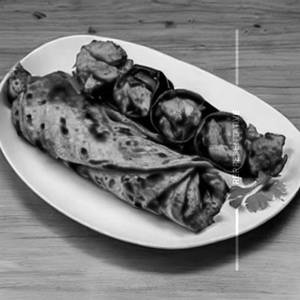 Tandoori chicken roll