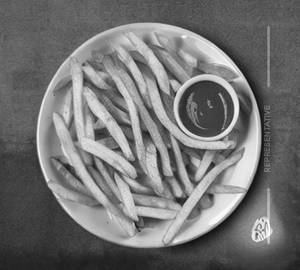 French fries salted