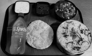 Ghee Rice With Gobi Manchurian & Soft Drink Combo