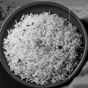 Plain rice