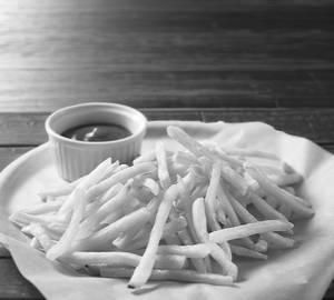 French fries salted