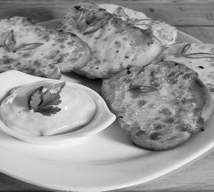 Schezwan garlic bread