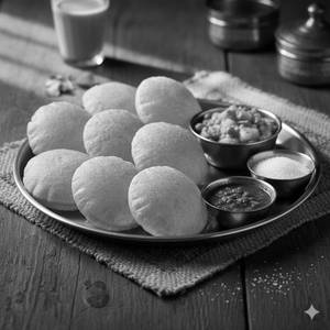 Poori With Sabji (4 pcs)