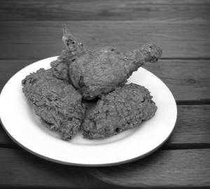 2 pc hot n crispy chicken