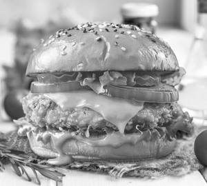 Schezwan burger