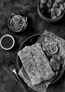 Egg Mughlai Paratha [with Sabji]
