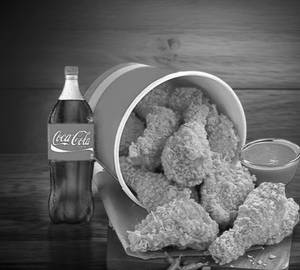 Large Dips Bucket  4.. Lollipop (+)..4 Wings..3.. Chicken Stock (+)..1 Coke