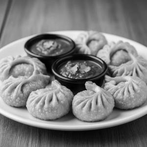 Veg Fried Momos ( 8 Pcs )