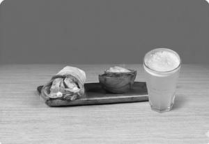 Lebanese Shawarma (normal) + Classic Lime Juice