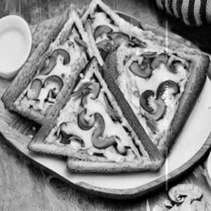 Mushroom Cheese Toast      