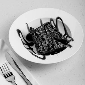 Brownie With Hot Chocolate