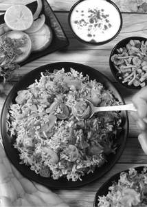 Mushroom Cashewnut Biryani
