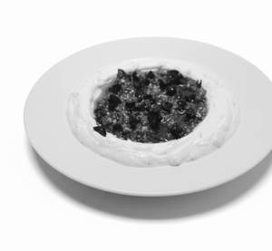 Labneh With Zaatar And Olives