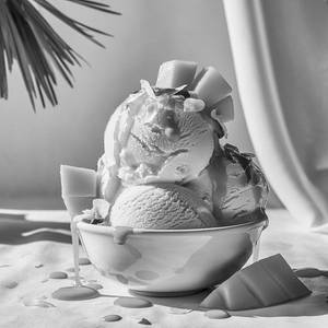 Mango Dbl Scoop Icecream [lc]