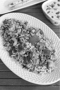 Paneer Cashewnut Biryani