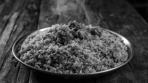 Tawa Fried Mutton Biryani Hyderabadi Style