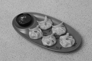 Tandoori Chicken Momos [6 Pieces] [No MSG]