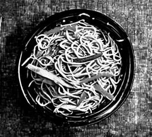 Veg hot garlic noodles