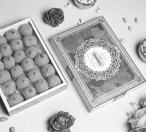 Kesar Motichoor Ladoo 1 Kg ( Vanaspati )