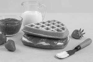 Strawberry Cream Cheese Waffle